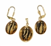 Animal Print Earring and Pendant Set