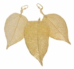 Large Leaf Earring and Pendant Set