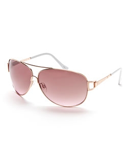 VINCE CAMUTO VC566 Rose Gold-Tone Aviator XL