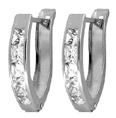 1.6 Carat Sterling Silver Another Day Cubic Zirconia Earrings