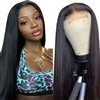 Dola Hair Transparent Closue Wig Straight Brazilian Virgin Human Hair Wig 150 Density