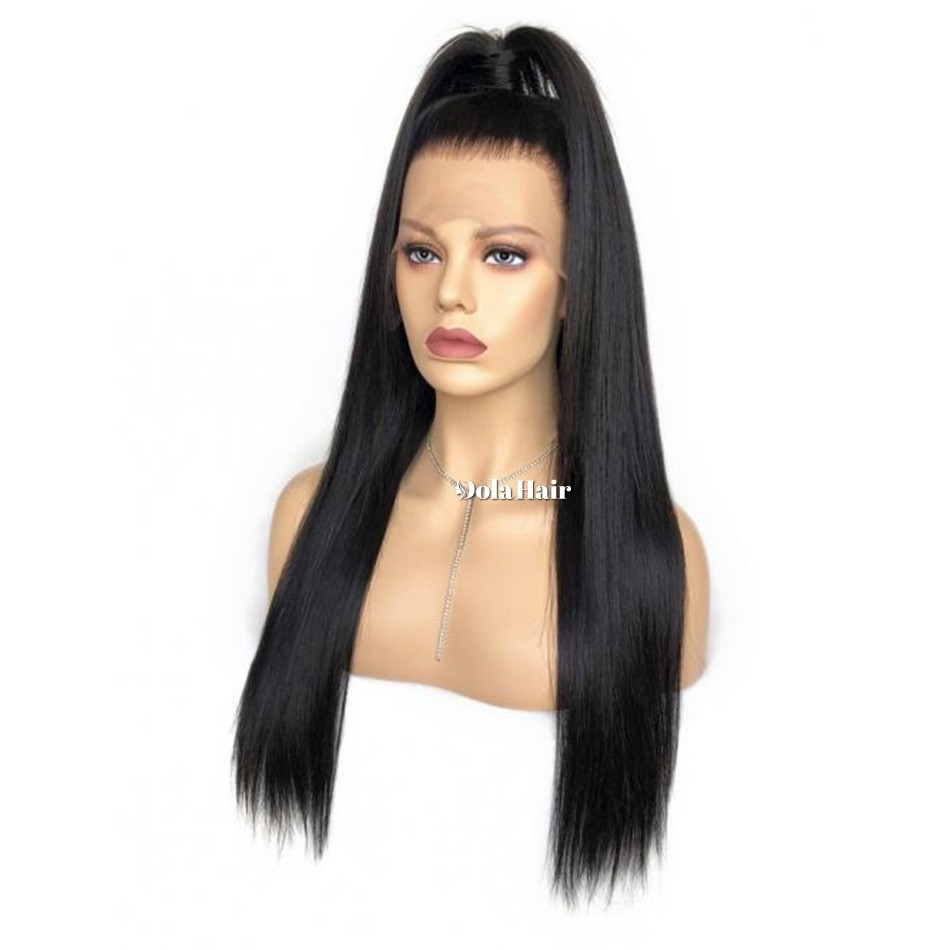 Most Natural Look 8A Straight Lace Front Human Hair Wig 150 Density