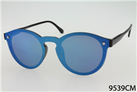 Rimless Mirrored Sunglasses One Piece Metal Flat Eyeglasses Men Women