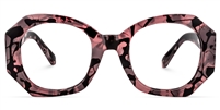 Isadora - Geometric Pink/Floral Eyeglasses