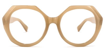 Anila - Geometric Black Eyeglasses