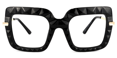 Phebe - Square Crystal Eyeglasses