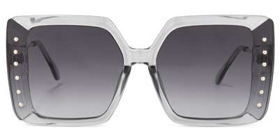 Quennell - Square Black Sunglasses