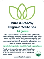 Pure & Peachy Organic White Tea
