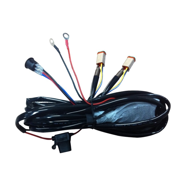 Round light wiring harness