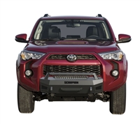 4Runner Winch Ready Front Bumper w/LED Light Bar Tactical Center Mount 14-21 Toyota 4Runner Scorpion Extreme