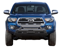 Tacoma Winch Ready Front Bumper w/LED Light Bar Tactical Center Mount 16-21 Toyota Tacoma Scorpion Extreme