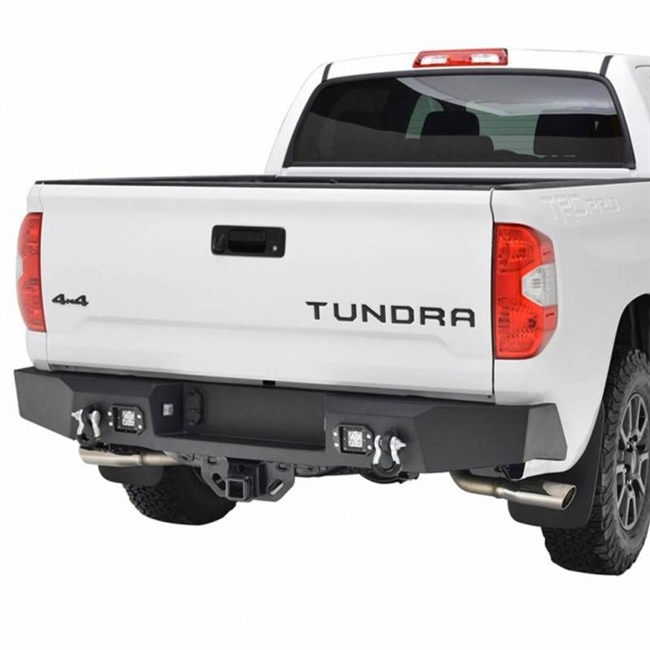 Tundra Rear Bumper HD Rear Bumper with LED Cube Lights 14-22 Toyota Tundra Scorpion Extreme