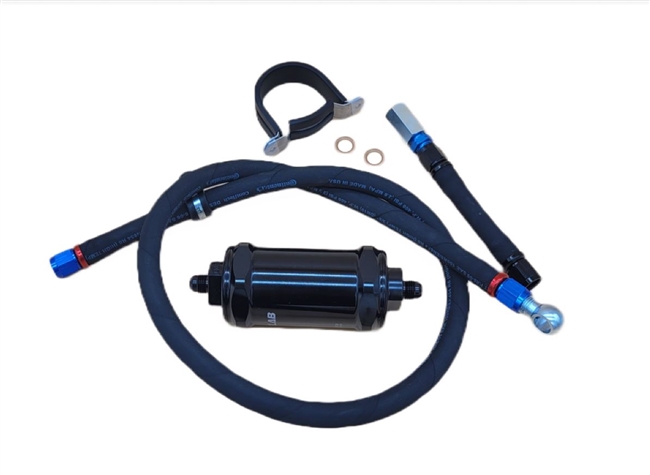 1UZ to 22R/ 22RE High Pressure Fuel Hose with rebuildable fuel filter