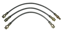 Toyota Pickup 4Runner T-100 4WD Stainless Steel Brake Line Set (Stock Length)