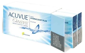 Acuvue Oasys with Hydraclear Plus contact lenses