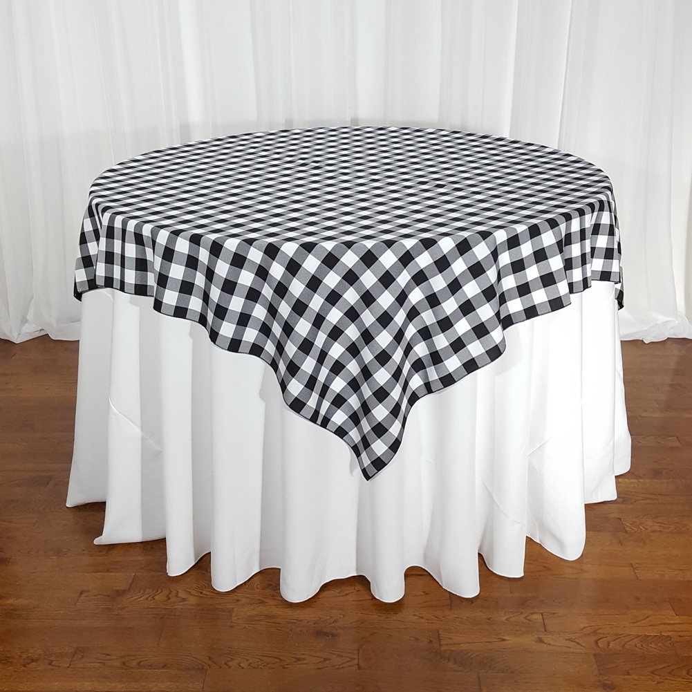 Gingham Checkered Table Overlays