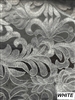 Embroidered flower leaf fabric