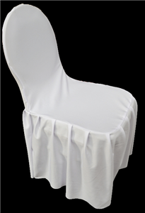 Pleated Banquet Chair Cover