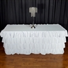 4 Tier Polyester Ruffle Tablecloth