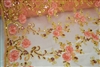 Floral Mesh Fabric with Sequins 50"/52"