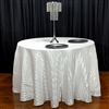 Italian Crushed Satin Tablecloth 120" Round