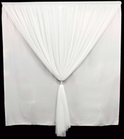 Polyester and Voile Fabric Panel