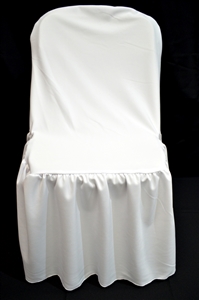 Folding Chair Cover Pleated Style