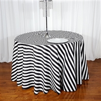 Poly Cotton Stripe Tablecloths