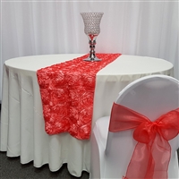 Satin Rosette Table Runners