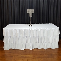 3 Layer Ruffle Tablecloth
