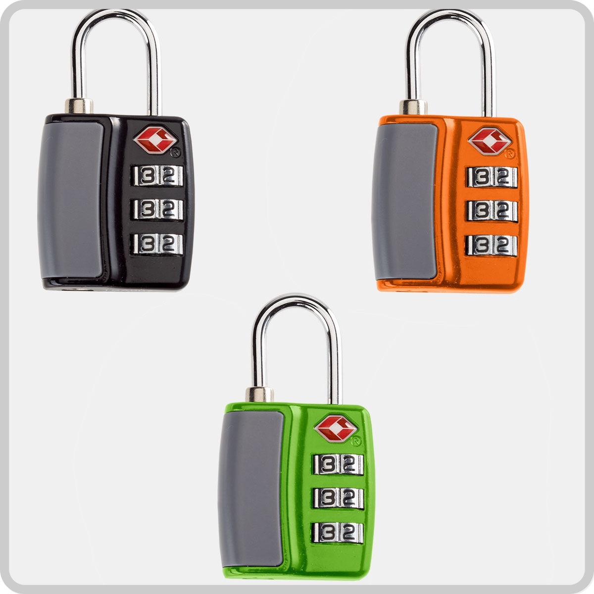 Smooth Trip TSA Approved Metal Combination Travel Luggage Lock