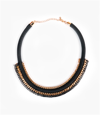 Liah Gold Layered Statement Necklace