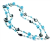 Aqua Beaded Necklace