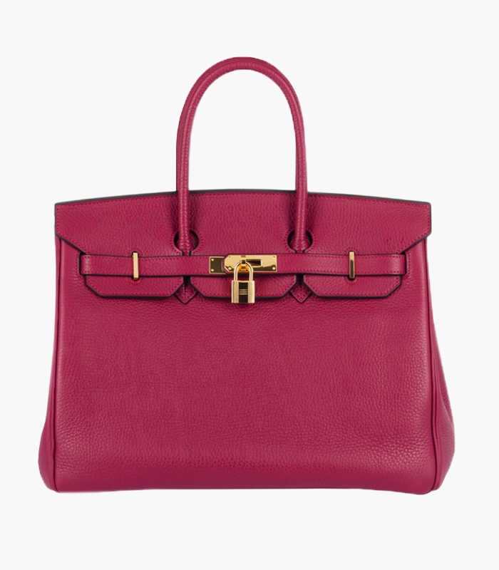 Jane Gold & Pink Handbag