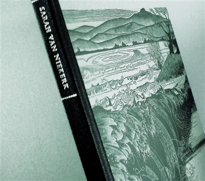 cover of limited edition with twenty-seven wood engravings chosen by the artist Sarah van Niekerk, printed from the block,  with an autobiographical note