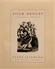 cover of "Four Hedges: A Gardener's Chronicle" by the well known 1930's engraver Clare Leighton describing in text accompanied by engravings an enchanting year, month by month, in the life of the author's garden in the Chilterns, England