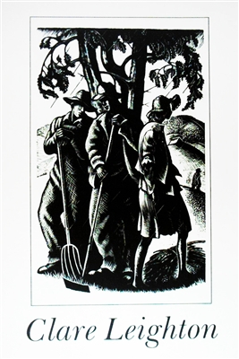cover of "Clare Leighton" by Anne Stevens and David Leighton celebrating the life and work of Clare Leighton, one of Britain's and later America's most talented engravers