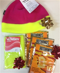 Heated Wristies, 3 pack HotHands and ML Fleece Hat