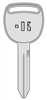 B102 / P1113 GENERAL MOTORS KEYLINE KEY BLANK