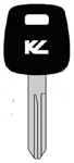 NI02T-SK NISSAN KEYLINE TRANSPONDER KEY BLANK