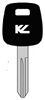 NI04T-SK NISSAN KEYLINE TRANSPONDER KEY BLANK