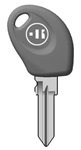 FT50TK FIAT KEYLINE POD KEY WITH PIN HOLE RELEASE