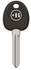 HY14TK HYUNDAI KEYLINE POD KEY WITH PIN HOLE RELEASE