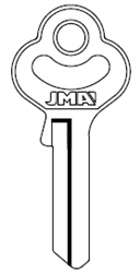 GLO-13D GLOBE JMA KEY BLANK