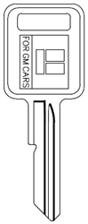 B44 / GM-E GENERAL MOTORS PROLINE KEY BLANK