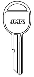 B45 / S1098H GENERAL MOTORS JMA KEY BLANK