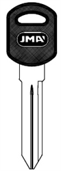 B89P GENERAL MOTORS JMA PLASTIC HEAD KEY BLANK