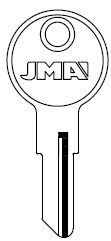 1043C ILLINOIS JMA KEY BLANK