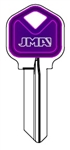 KW1 COLORMATIC PURPLE KWIKSET JMA KEY BLANK