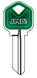 KW1 COLORMATIC GREEN KWIKSET JMA KEY BLANK